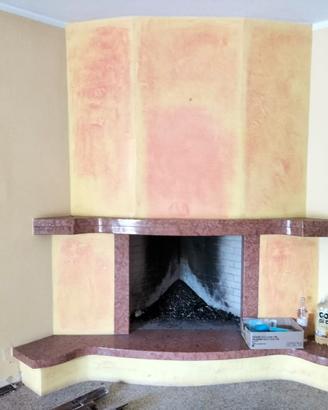 Marmo per caminetto. Marmo rosso di Verona