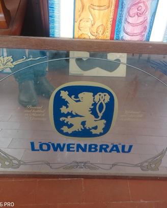 specchio LOWENBRAU da collezione.
