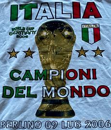Maglietta Italia campioni mondo 2006 nuova XL
