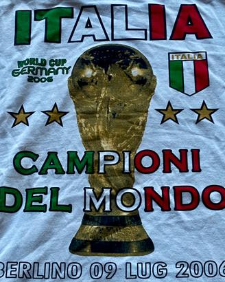Maglietta Italia campioni mondo 2006 nuova XL