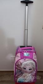 zaino trolley scuola Frozen 