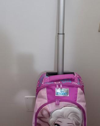 zaino trolley scuola Frozen 