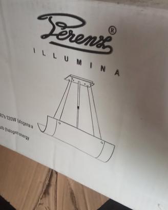 lampadario da cucina con vetro satinato 