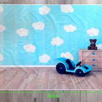 Fondale fotografico Backdrop - baby boy, cameretta