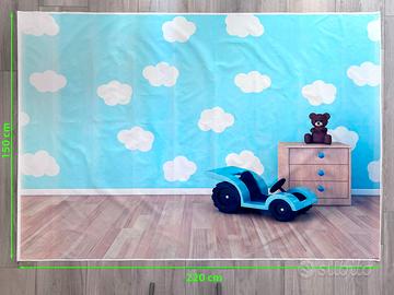 Fondale fotografico Backdrop - baby boy, cameretta