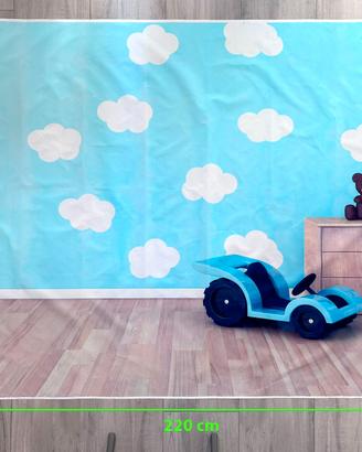 Fondale fotografico Backdrop - baby boy, cameretta