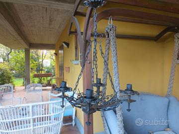lampadario ferro