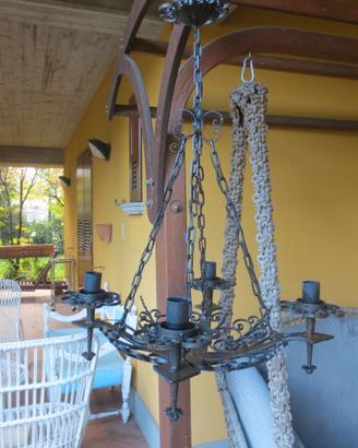 lampadario ferro