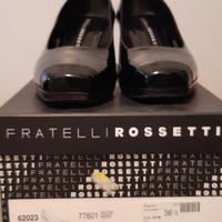 Scarpe vernice nera Fratelli Rossetti