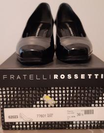 Scarpe vernice nera Fratelli Rossetti