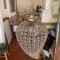 Lampada sospensione vintage boho – cristallo