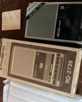 Cassette tape recrd PANASONIC portatile