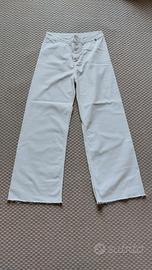 pantalone donna bianco taglia L Kontatto 