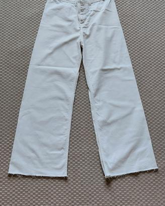 pantalone donna bianco taglia L Kontatto 