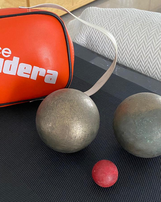 N 2 Bocce Caudera usate con Borsa