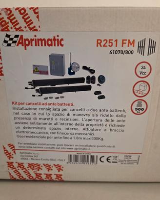 Kit apricancello 2 ante a battente 