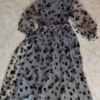 Abito lungo nuovo motivi floreali L