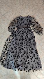 Abito lungo nuovo motivi floreali L