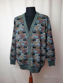 Cardigan Missoni Exampe vintage floreale geometric