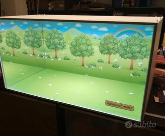 vetrina/bacheca con luce