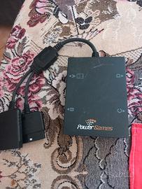 multitap 4 player sony ps2  pover game