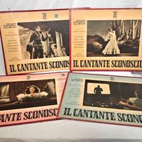 4 Locandine di film "Il Cantante Sconosciuto" 1947