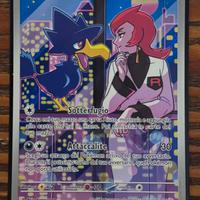 Murkrow del team Rocket full art carta Pokemon 