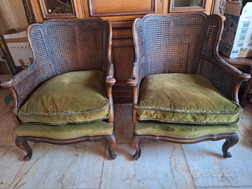 Poltrone in Paglia di Vienna originale primo 900