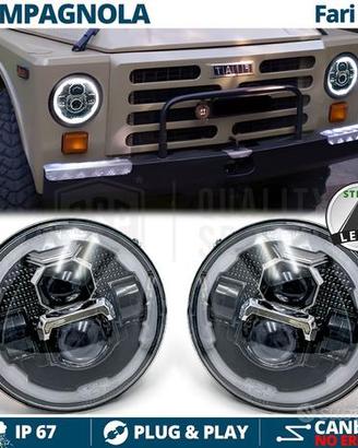 FARI Full LED Per FIAT CAMPAGNOLA Angel OMOLOGATI