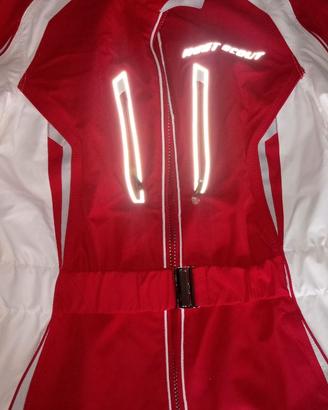 Tuta sci Donna West Scout taglia 40 Rossa/Bianca