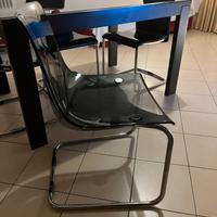 Sedie tobias ikea grigio/cromato