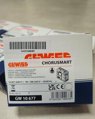 6 nuovi gewiss chorus modulo comando Gw10677