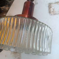 Lampada con boccia di vetro