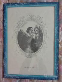 Stampa Vintage-Stile Vittoriano-Cornice 55X40