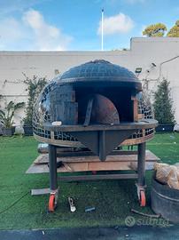 Forno a legna artigianale professionale da esterno