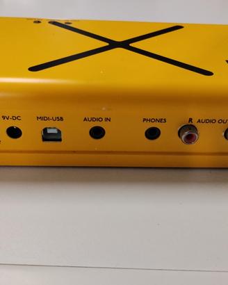 xlight 4 mlive per karaoke e scheda audio professi