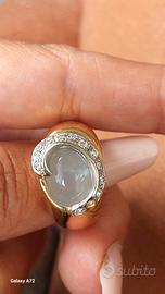 anello fascia vintage anni fine 90/2000 oro 18kt 