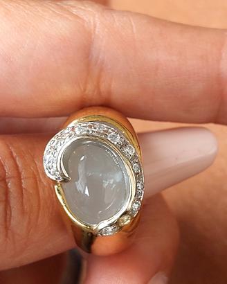 anello fascia vintage anni fine 90/2000 oro 18kt 