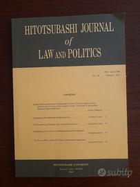 Hitotsubashi Journal of Law and Politics – Vol. 49