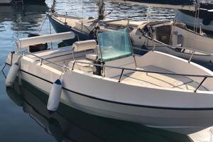 BARCA OPEN YAMA 520 CON 40DF SUZUKI + CARRELLO