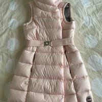 Gilet lungo con cintura in piuma Colmar originale