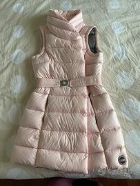Gilet lungo con cintura in piuma Colmar originale