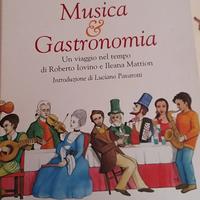 Libro vintage Musica & Gastronomia Pavarotti