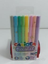 Confezione da 8 Pennarelli Pastel Carioca