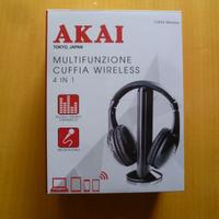 Cuffie wireless AKAI CW04 nuove