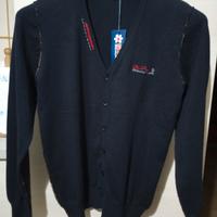 cardigan Guru uomo blu scuro 