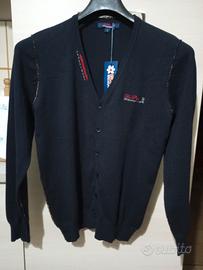 cardigan Guru uomo blu scuro 