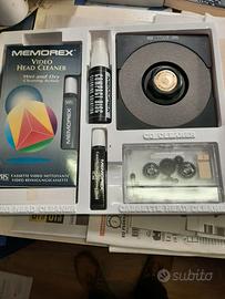 Kit per pulizia CD e videocassette vhs