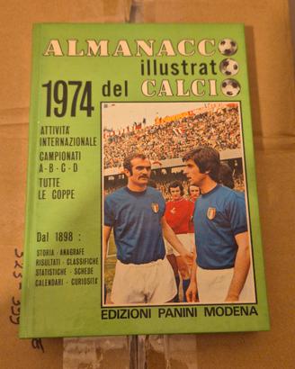 Almanacco illustrato del calcio Panini 1974