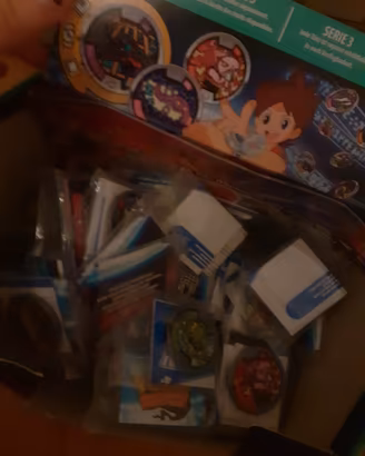 medaglie yo-kai watch 1/2/3 serie 
